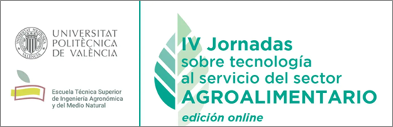  IV JORNADAS SOBRE TECNOLOGÍA AL SERVICIO DEL SECTOR AGROALIMENTARIO